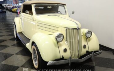 Ford-Cabriolet-1936-Yellow-Tan-16