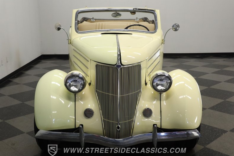 Ford-Cabriolet-1936-Yellow-Tan-17