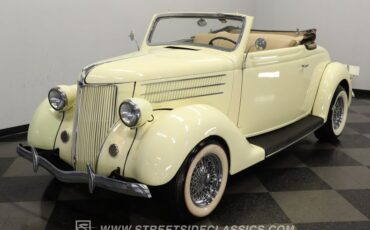 Ford-Cabriolet-1936-Yellow-Tan-2