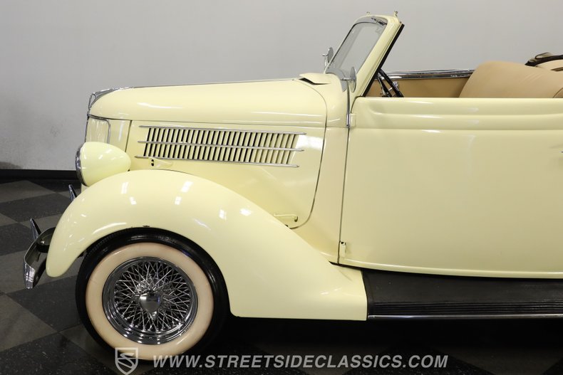 Ford-Cabriolet-1936-Yellow-Tan-22