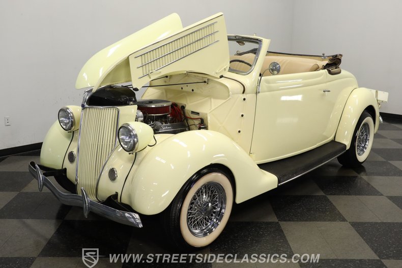 Ford-Cabriolet-1936-Yellow-Tan-27