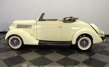 Ford-Cabriolet-1936-Yellow-Tan