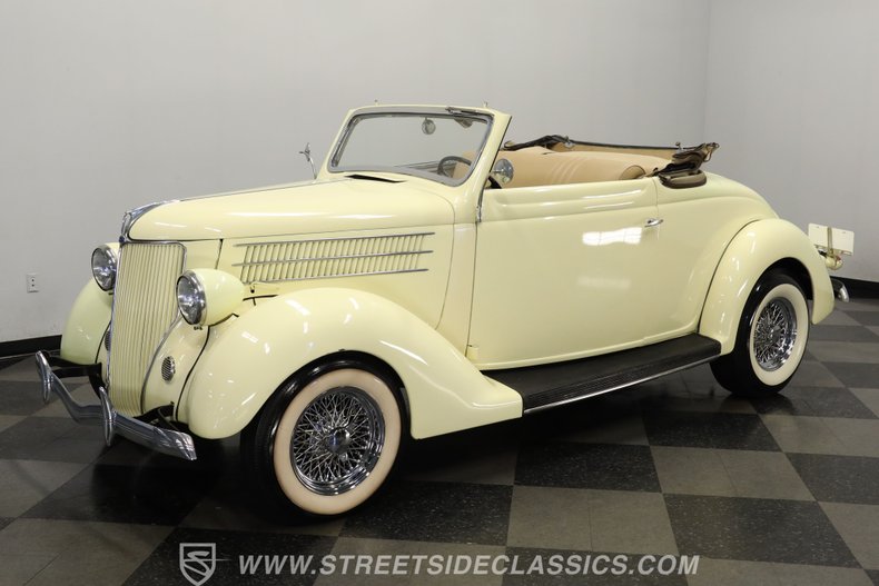 Ford-Cabriolet-1936-Yellow-Tan-8