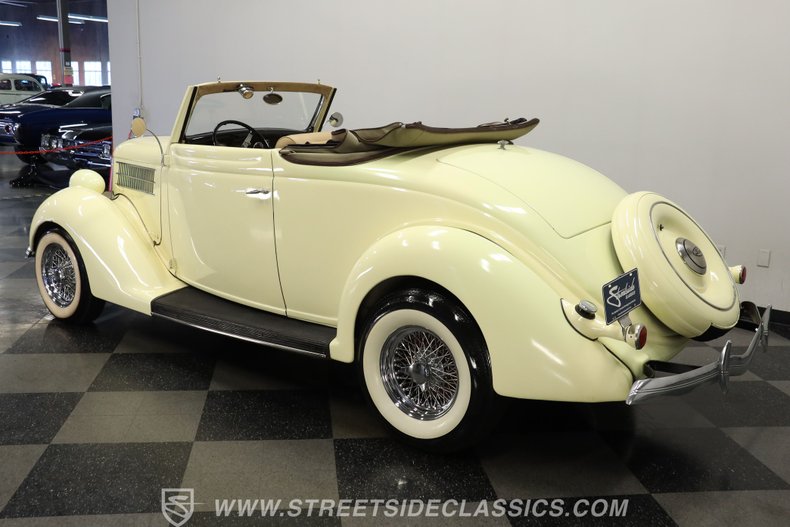 Ford-Cabriolet-1936-Yellow-Tan-9