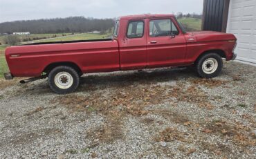 Ford-F250-1977-Red-Red