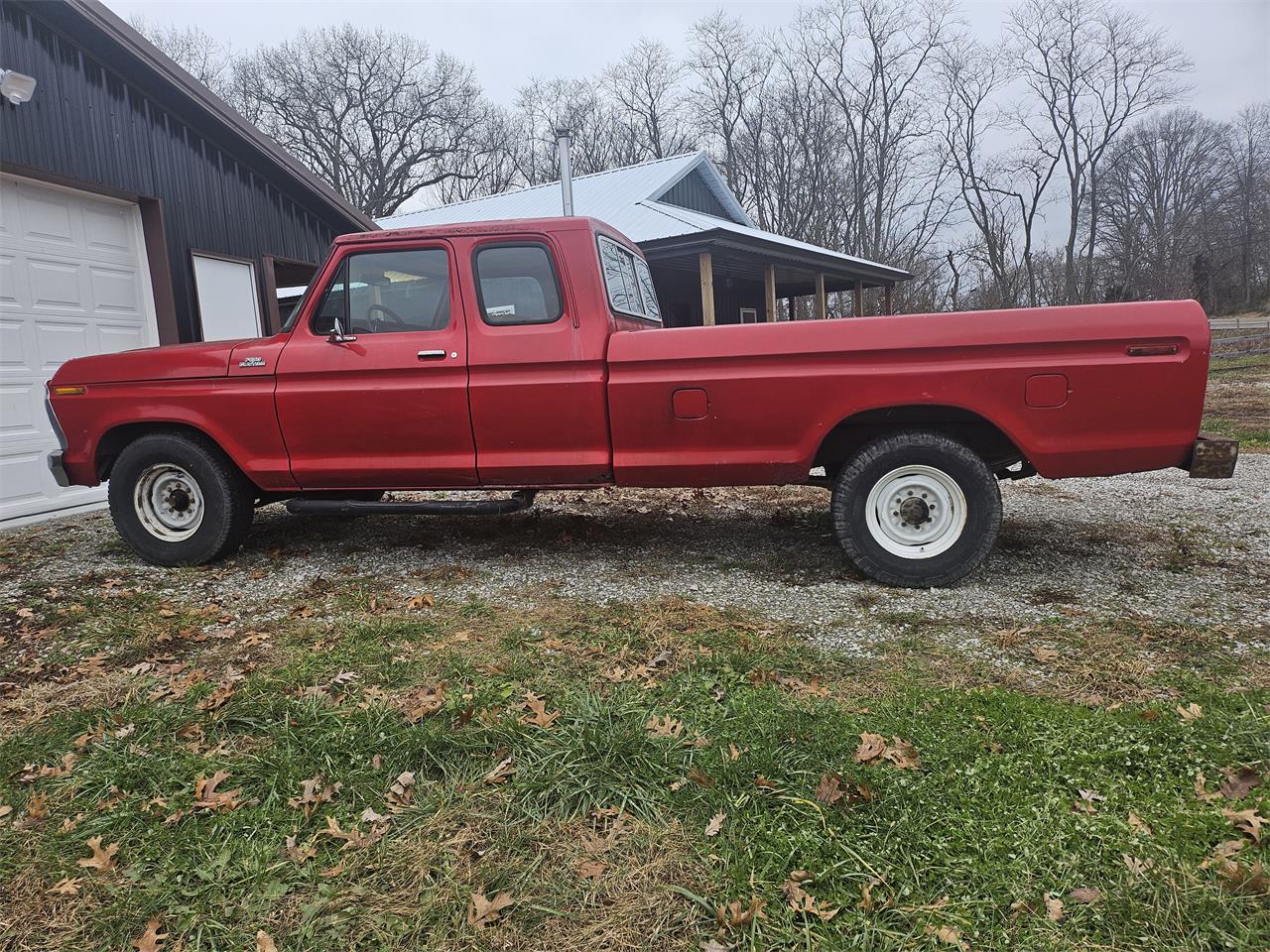 Ford-F250-1977-Red-Red-4