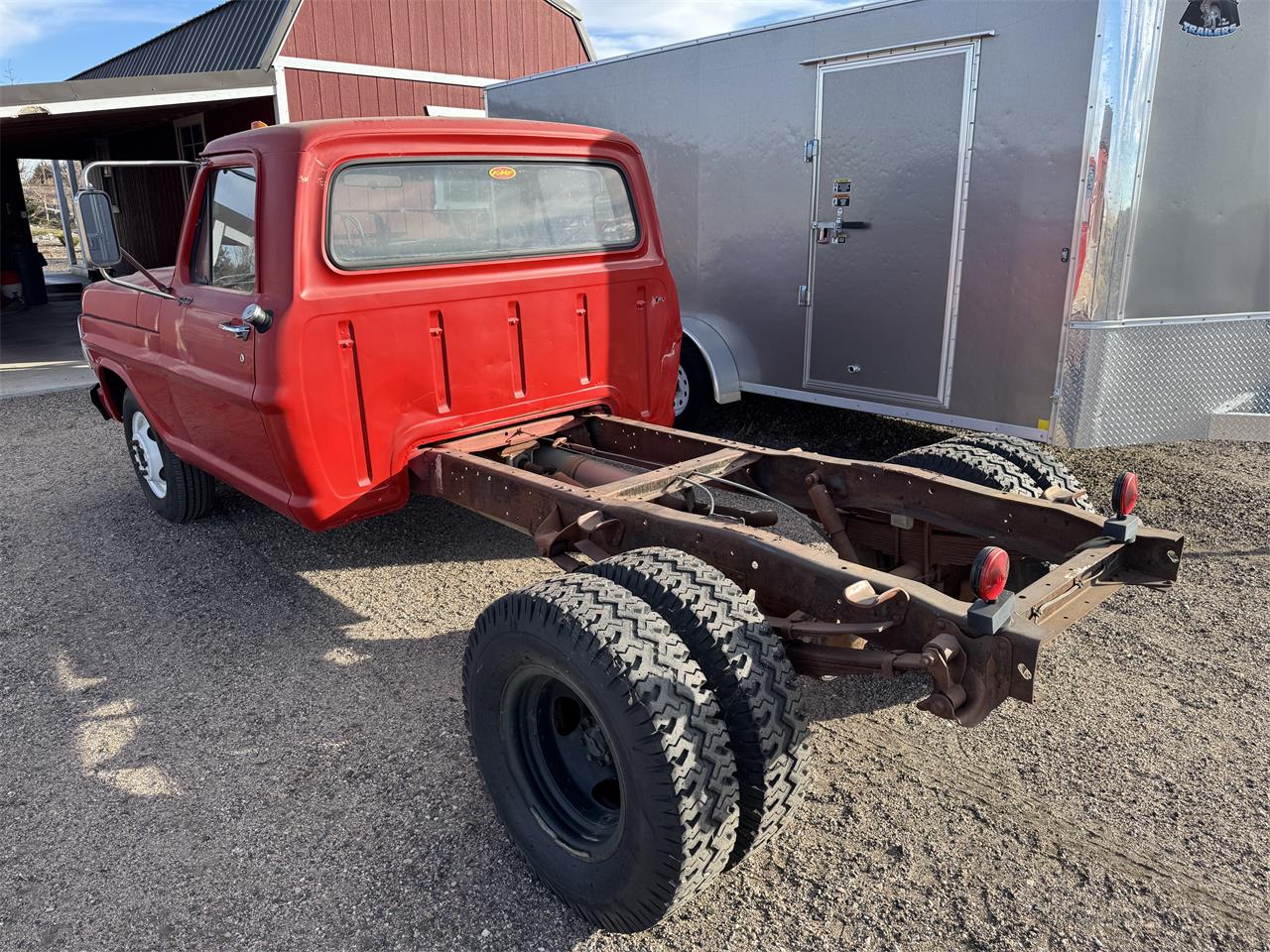 Ford-F350-1972-Red-Black-11