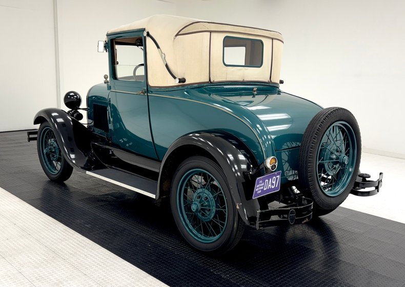 Ford-Model-a-1929-Balsam-Green-Brown-1