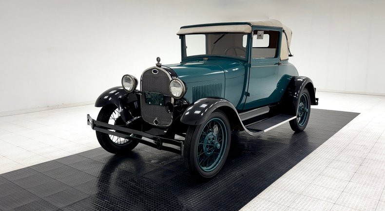 Ford-Model-a-1929-Balsam-Green-Brown-12