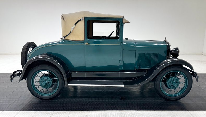 Ford-Model-a-1929-Balsam-Green-Brown-14