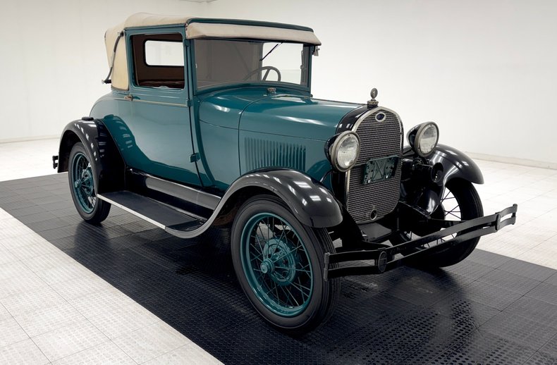 Ford-Model-a-1929-Balsam-Green-Brown-15