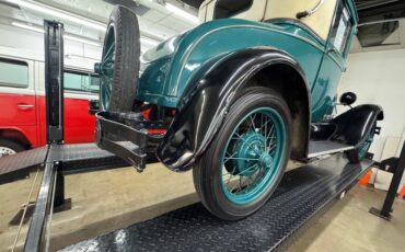 Ford-Model-a-1929-Balsam-Green-Brown-49