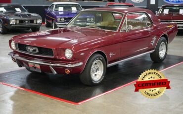 Ford-Mustang-1966-Maroon-Tan