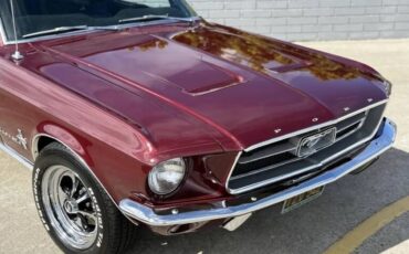 Ford-Mustang-1967-Burgundy-Metallic-Factory-Color-Black-All-Original-Xlnt-14