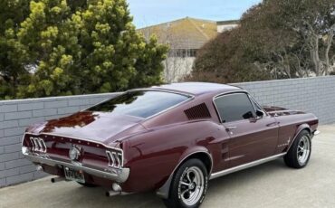 Ford-Mustang-1967-Burgundy-Metallic-Factory-Color-Black-All-Original-Xlnt-6