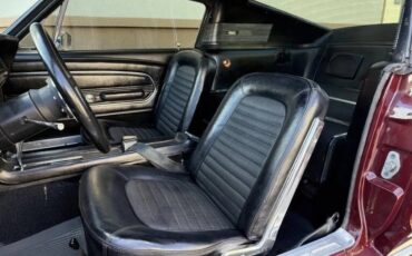 Ford-Mustang-1967-Burgundy-Metallic-Factory-Color-Black-All-Original-Xlnt-7