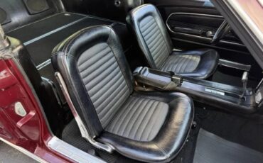 Ford-Mustang-1967-Burgundy-Metallic-Factory-Color-Black-All-Original-Xlnt-8