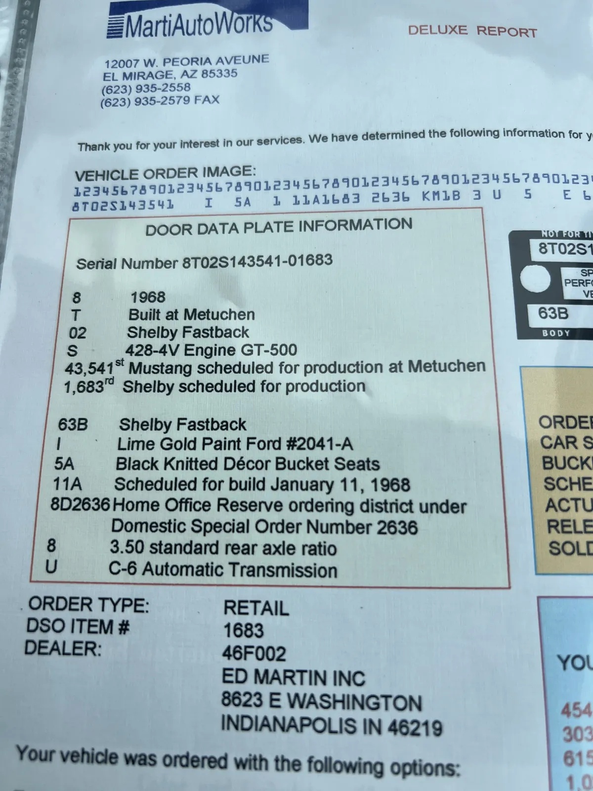 Ford-Shelby-mustang-1968-Lime-Gold-Black-1