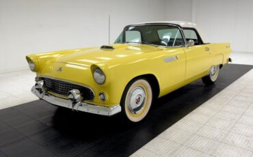 Ford-Thunderbird-1955-Goldenrod-Yellow-Black-11