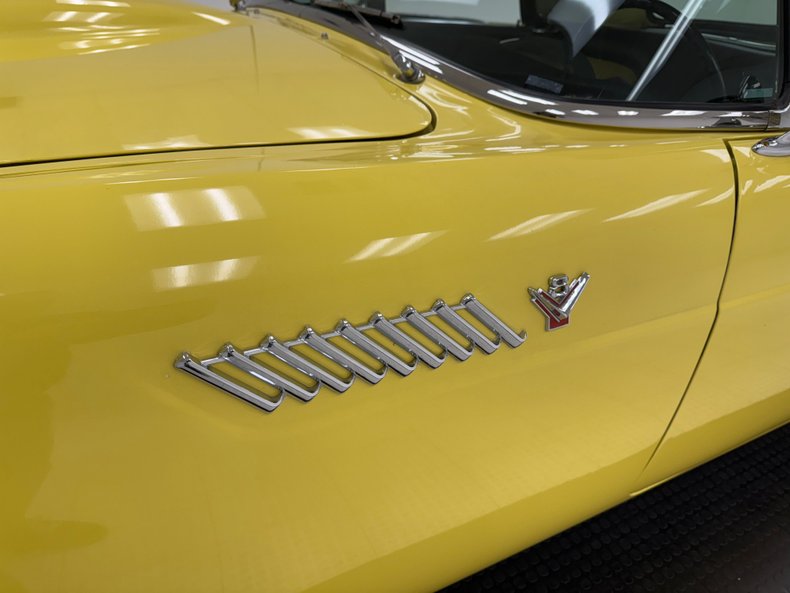 Ford-Thunderbird-1955-Goldenrod-Yellow-Black-19
