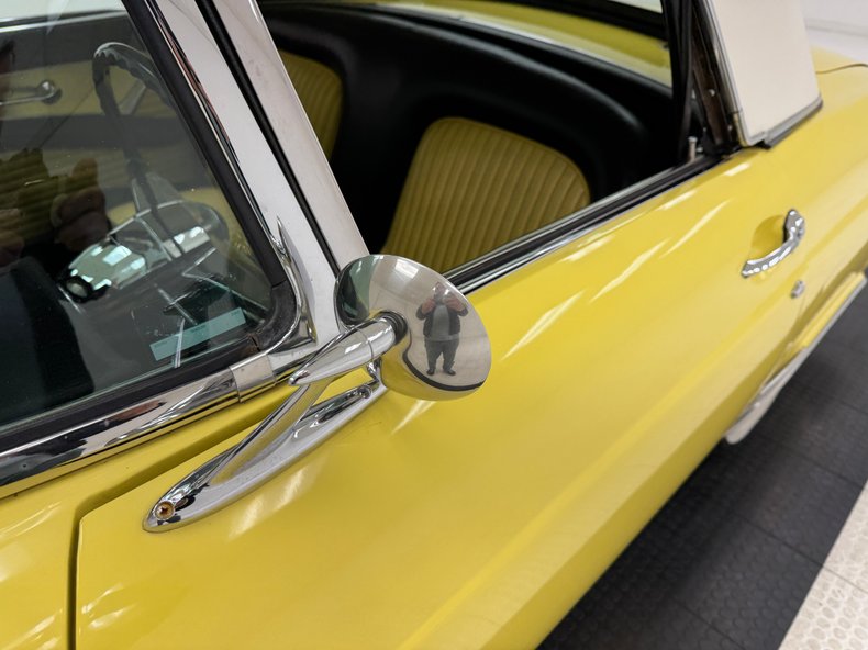 Ford-Thunderbird-1955-Goldenrod-Yellow-Black-22