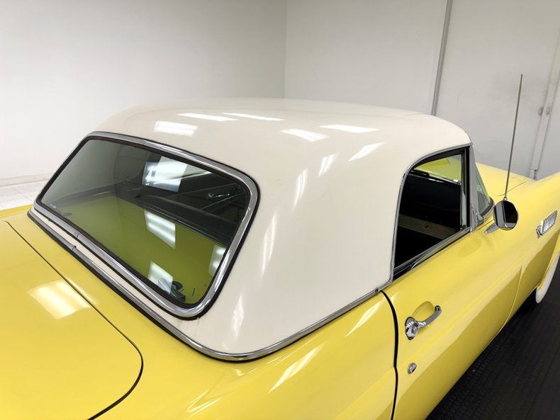 Ford-Thunderbird-1955-Goldenrod-Yellow-Black-31