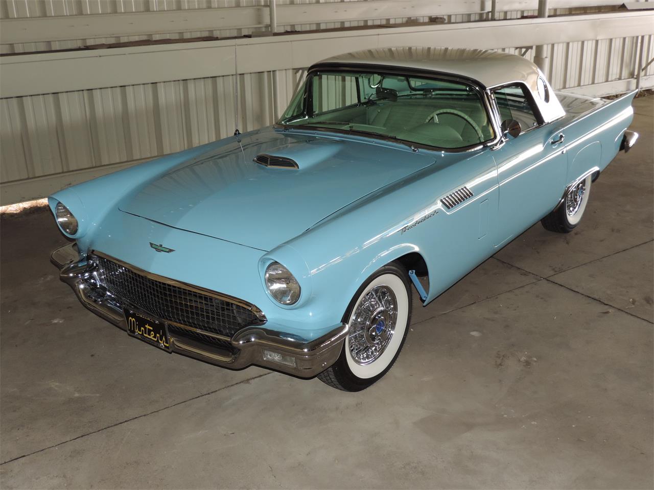 Ford-Thunderbird-1957-Azure-Blue-White-6