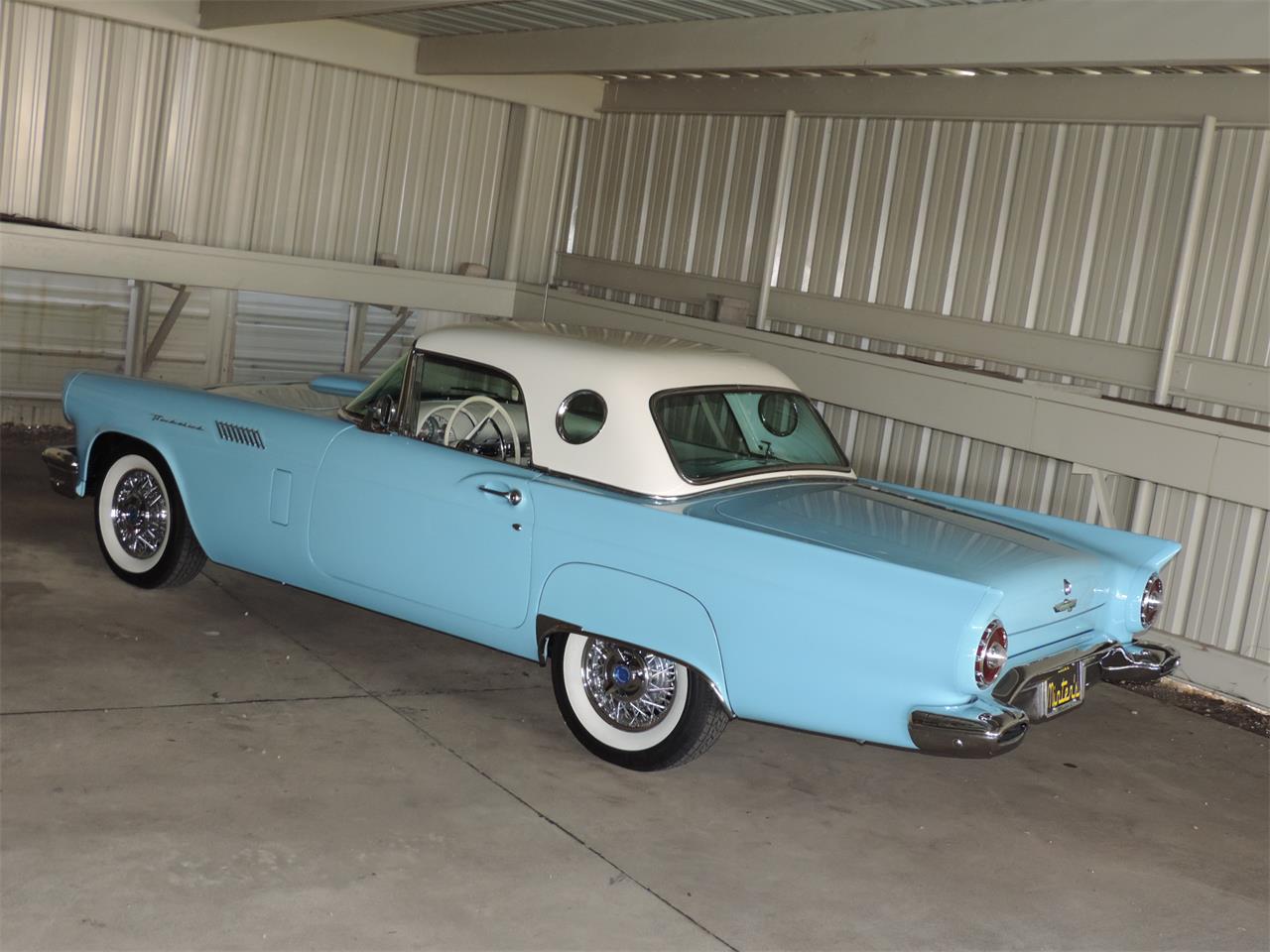 Ford-Thunderbird-1957-Azure-Blue-White-7