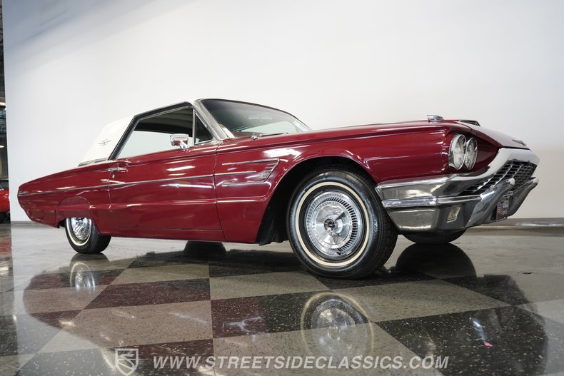 Ford-Thunderbird-1965-Maroon-Black-25