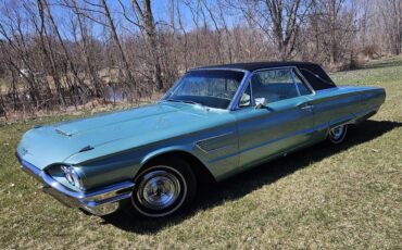 Ford-Thunderbird-1965-Patrician-Green-White-Leather-1