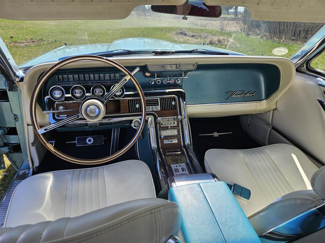 Ford-Thunderbird-1965-Patrician-Green-White-Leather-11