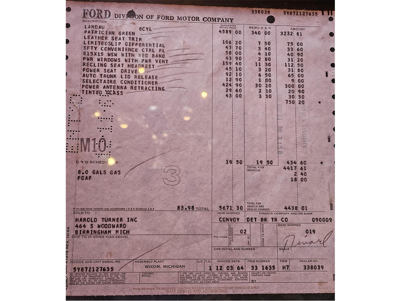 Ford-Thunderbird-1965-Patrician-Green-White-Leather-46
