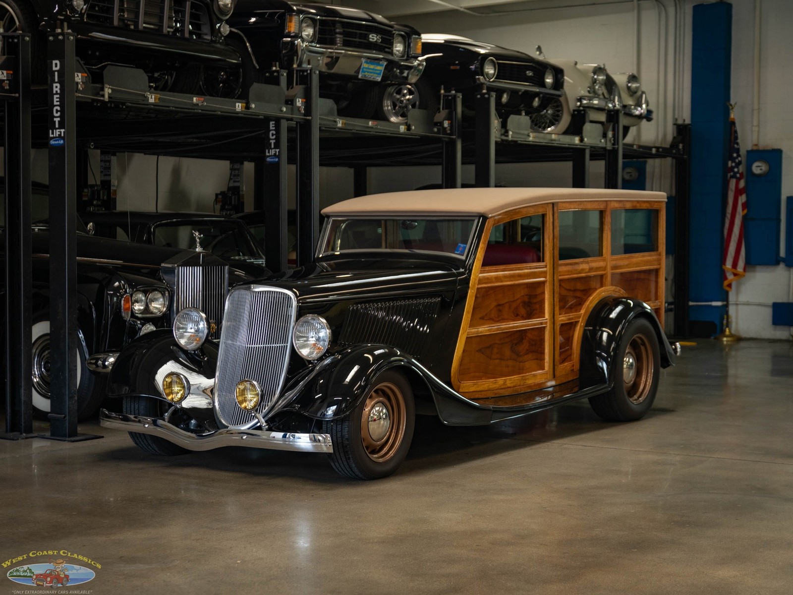 Ford-WOODY-HAWAIIAN-WAGON-SPCN-TITLED-1934-2-Door-Wagon