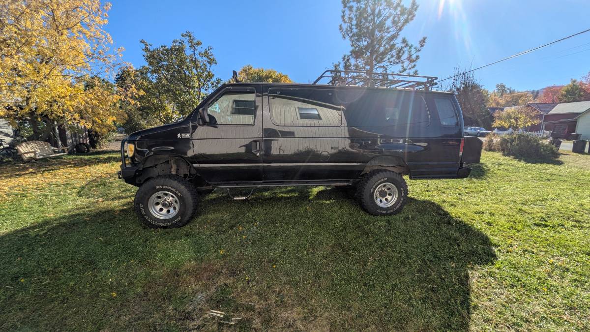 Ford-e-350-4x4-diesel-1996-black-3