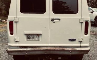 Ford-e-350-cargo-van-1990-white-2