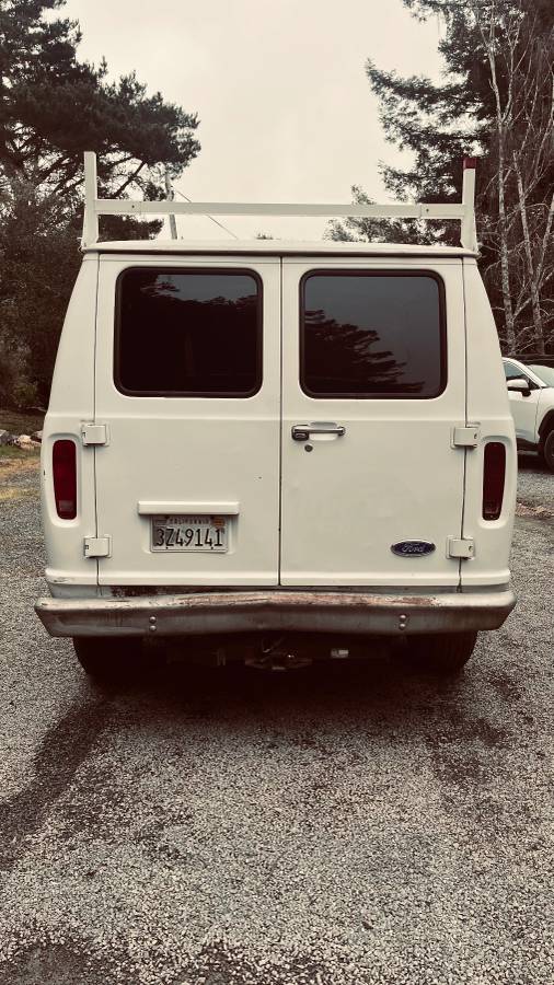 Ford-e-350-cargo-van-1990-white-2