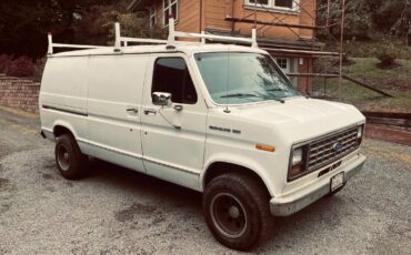 Ford-e-350-cargo-van-1990-white