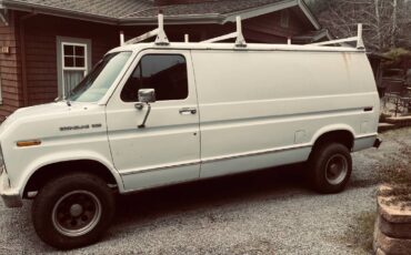 Ford-e-350-cargo-van-1990-white-4