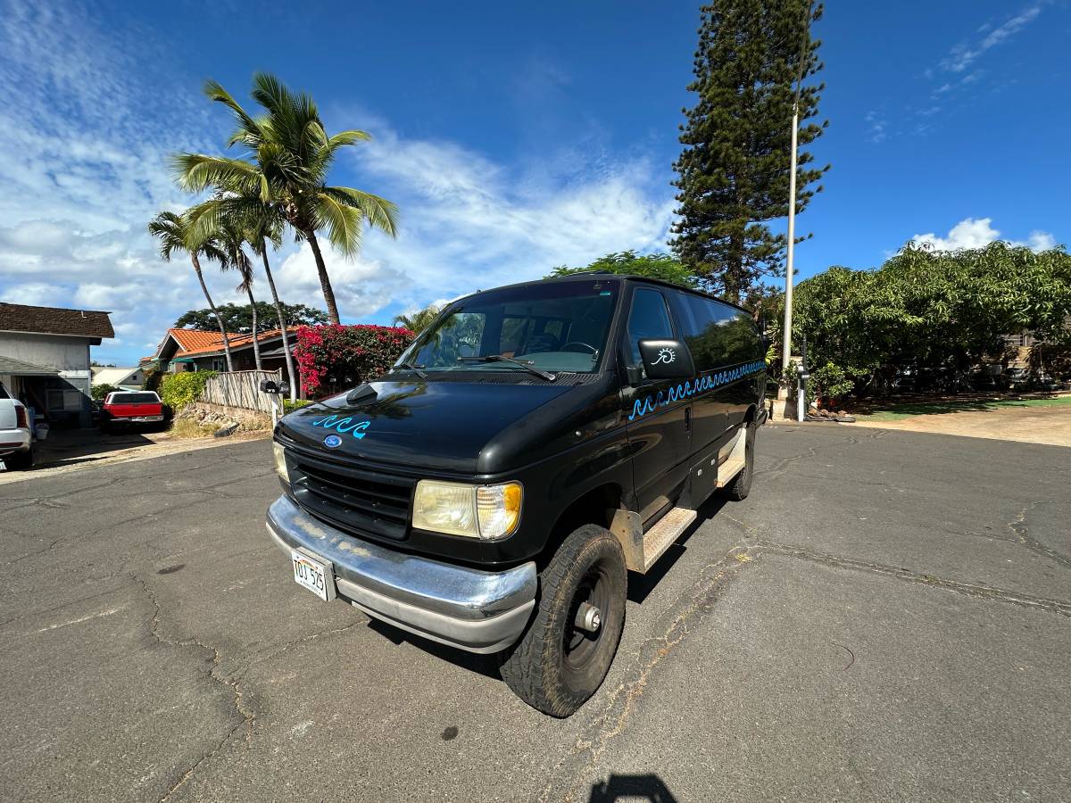 Ford-e-350-econoline-1995-black-11
