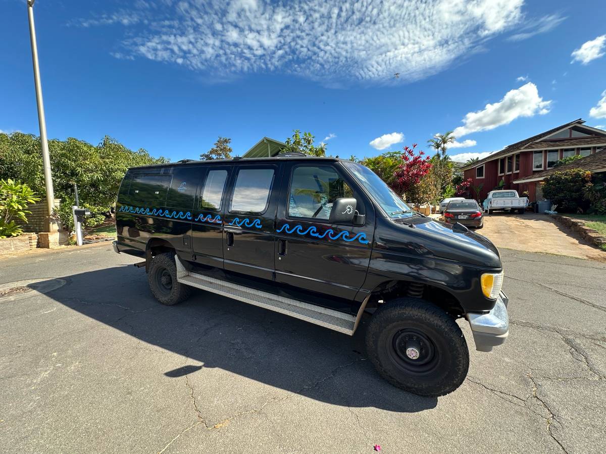 Ford-e-350-econoline-1995-black-7