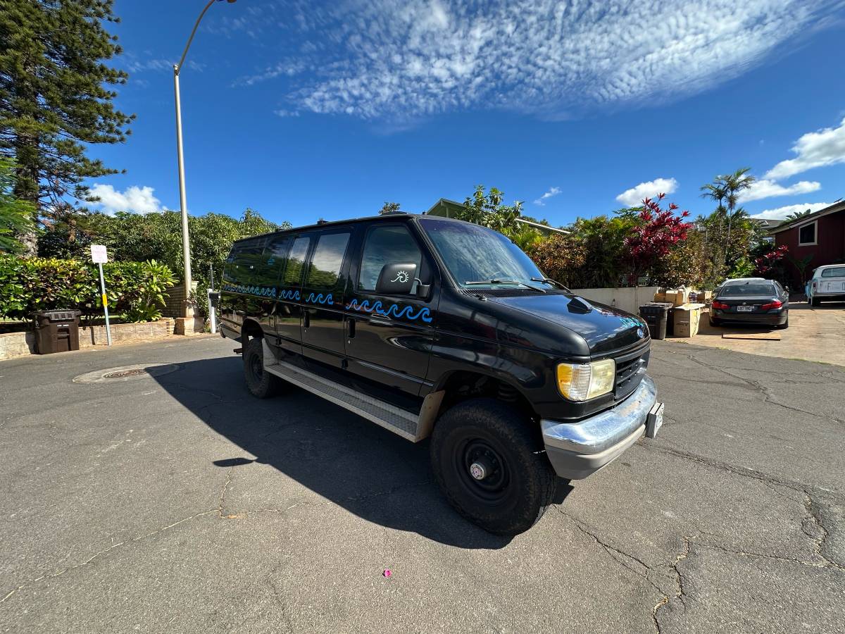 Ford-e-350-econoline-1995-black-8