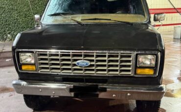 Ford-e350-econoline-van-1986-black-1