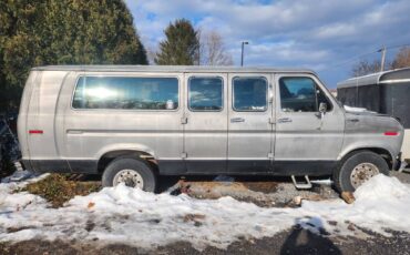 Ford-e350-econoline-van-1990-silver-2