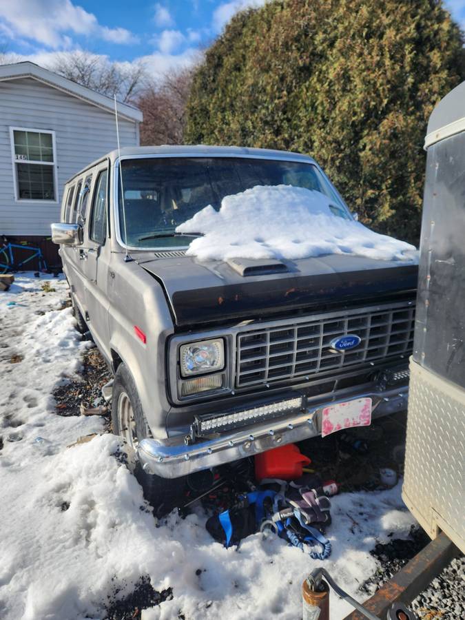 Ford-e350-econoline-van-1990-silver-3