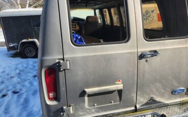 Ford-e350-econoline-van-1990-silver-4