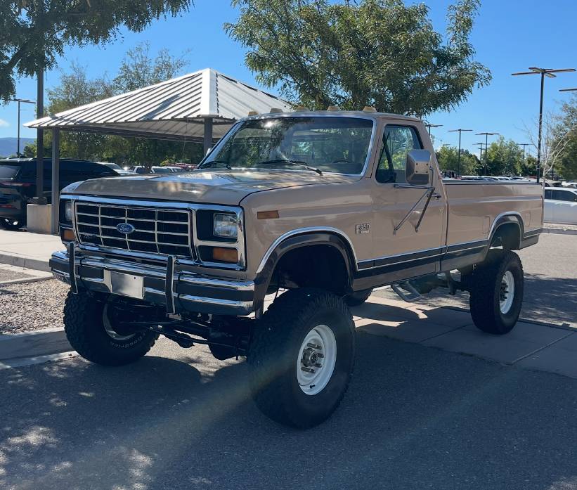 Ford-f-350-1986-brown-1