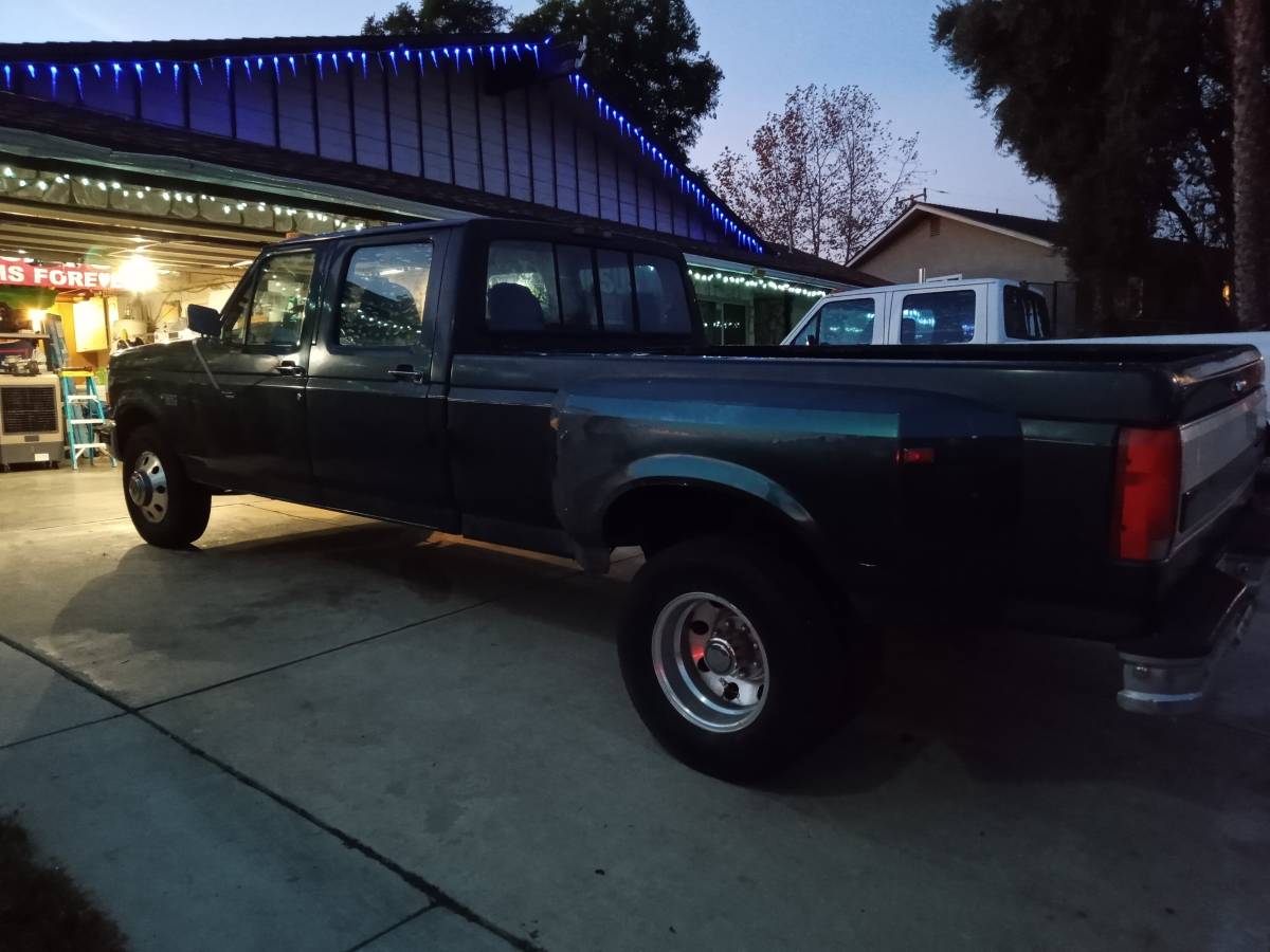 Ford-f-350-1995-green-4