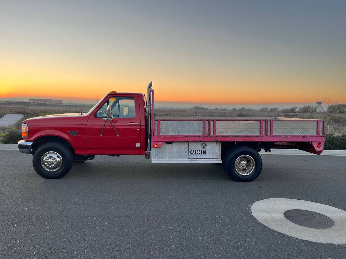 Ford-f-superduty-diesel-1995-red-1