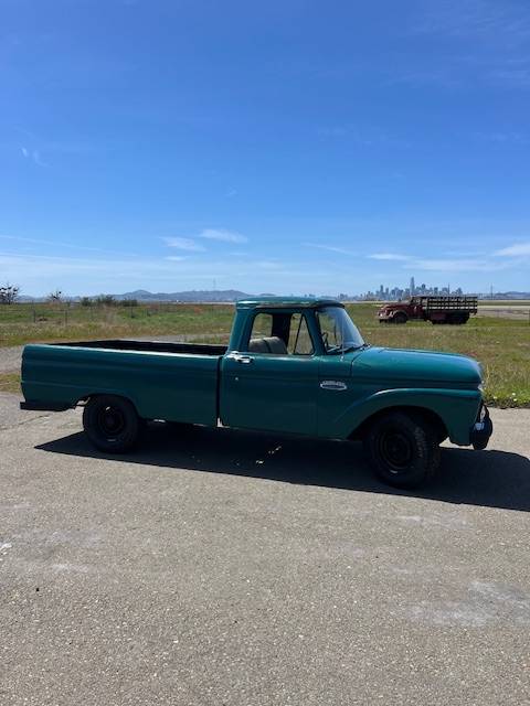 Ford-f250-1965-green-1