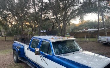 Ford-f350-diesel-1991-blue-1